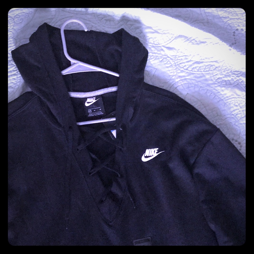 Nike Lace Up Hoodie